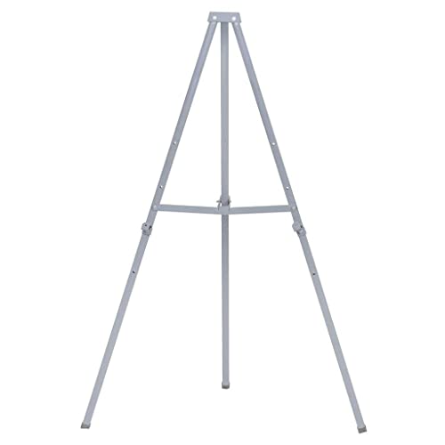 Image of 5 FT Heavy Duty Folding Easel Stand for White board | Black board| Notice Board| Sun Board | Presentation| Office | Display| Advertisement (Can Hold Upto 3X4 Feet Whiteboards) [Grey]