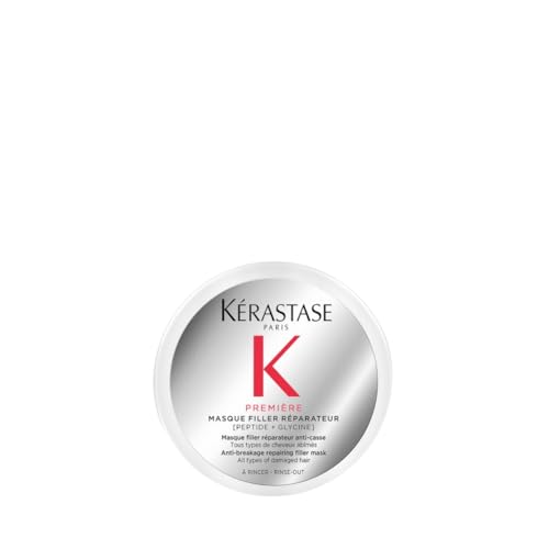 Kérastase, Premiére, Maschera Filler Riparatrice, Per Capelli Danneggiati, Azione Anti-Rottura, Capelli Più forti, Masque Réparateur, Formato Mini, 75 ml