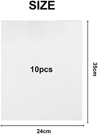 Travel Storage Bags, Reusable Plastic Ziplock Seal Clothes Bags Underwear Storage Bag, 24x35cm Waterproof Frosted Packing Bags for Underwear Clothes Shoes Cosmetics Storage Travel Accessories (10PCS)