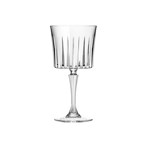 RCR Cristalleria Italiana RCR Set mit 4 Stielgläsern, 100 % Made in Italy, Fassungsvermögen 50 cl