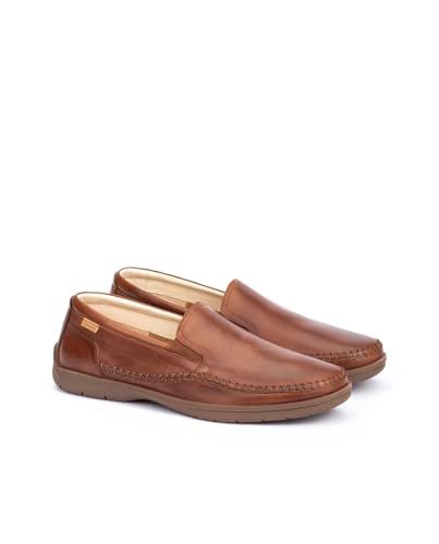 Image of PIKOLINOS Marbella M9A-3111 Men's Slip-On Moccasins - Premium Calfskin Leather - Removable Cushioned Insole with All Day Support - Elastic Fit - Flexible Sole