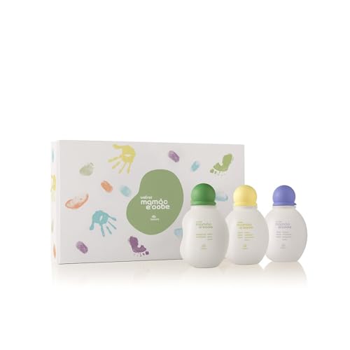 Natura Mamãe e Bebê Kit Trio de Colônias, Edição Limitada, Sem Álcool, 50ml cada