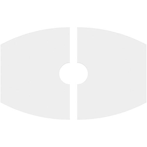 Image of Ekena Millwork CMP32X21KY2-05000 Kailey Architectural Grade PVC Contemporary, Two Piece Urethane Ceiling Medallions 32 inchW x 21 3 /8 inchH x 5 inchID x 17 1 /4 inchC x 1 inchP