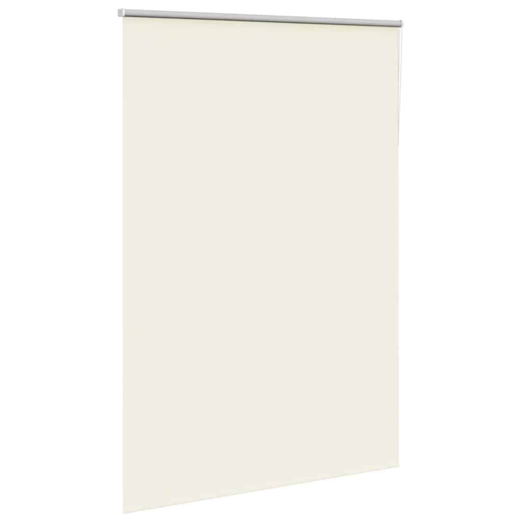 Store enrouleur occultant en polyester blanc cassé pour une ambiance cocooning