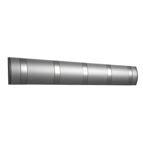 Takluu - Perchero de pared, con 5 ganchos para pared, ganchos de metal, ganchos para abrigos, soporte de metal resistente, Ra de percha de metal, almacenamiento versátil para