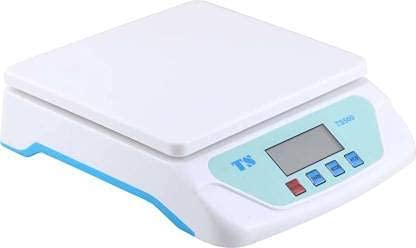 Glorial star Electronic Kitchen Digital Weighing Scale TS-500 Plastic and Metal Auto Platinum Digital Compact Scale, 30 Kg Weight Capacity Machines for Kitchen Use Weighing Scale ( TS-500 )