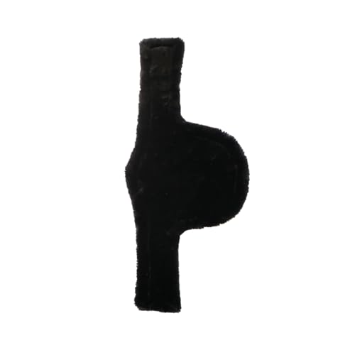 Mouton amovible pour sangle bavette noir 130 cm