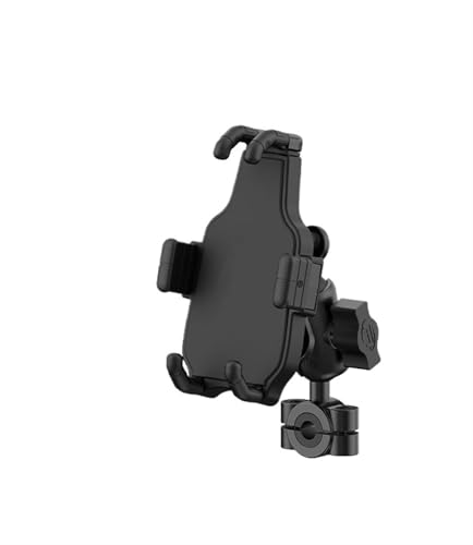 Support de navigation moto pour téléphone avec rotation 360° et base tube fin
