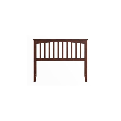 HomeStock Solid Wood Headboard with Charging Station Bedroom Furniture Full/Walnut