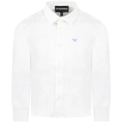 Colore: Bianco Armani Junior Camicie A Manica Lunga Bianco 8N4CJ9 3NEEZ 0100 Bianco 16 A/Y