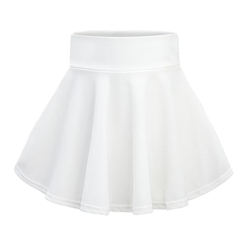 Jupe courte rouge fille 9-14 ans jupe-short plissée élastique