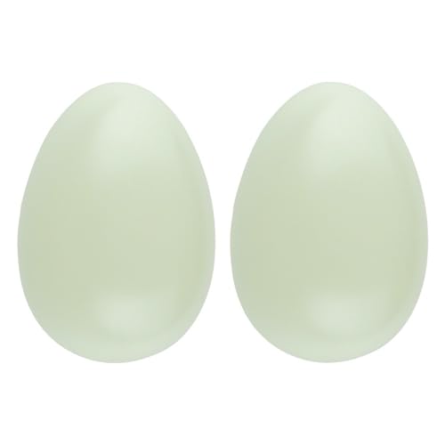 Ideen mit Herz Huevos decorativos | Nido de Pascua | Decoración de primavera | con agujero para colgar | Idea de manualidades | DIY | Diámetro 6,5 cm | 10 cm de alto | 2 unidades (verde pastel)