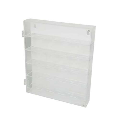Caja organizadora acrílica para monedas 5 capas blanca miniatura 1