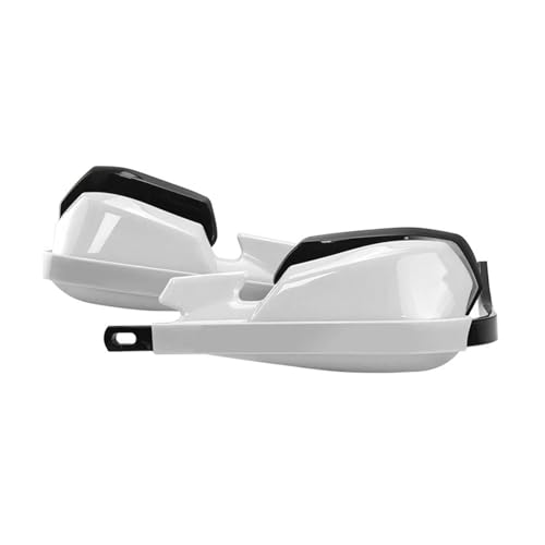 Protège-mains moto anti-choc blanc pour sécuriser votre guidon ATV