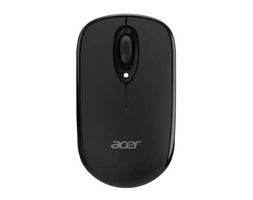 Image of acer Bluetooth Optical Black Mouse | 1000DPI | Windows PC and Certified Works with Chromebook | Fully Covered in a Silver Ion Protected Body