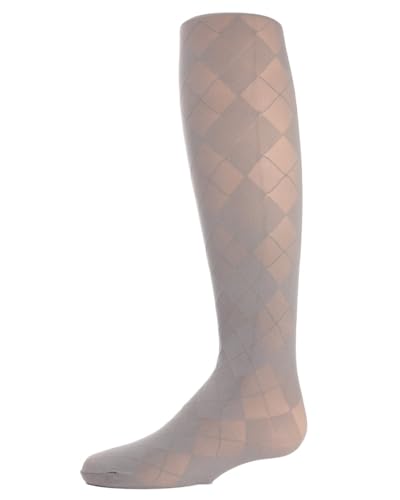 MeMoi Girls' Sheer Argyle Nylon Tights4