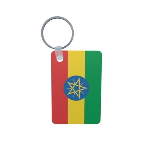 U24 Porte-clés Ethiopie en aluminium 50 x 47 mm