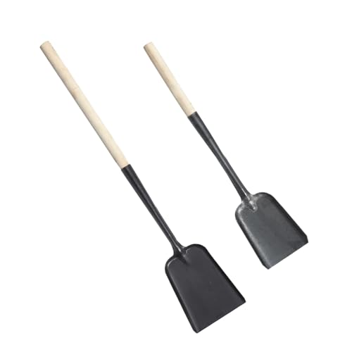 JOINPAYA Pala para Cenizas de Chimenea y Cocina, Juego 2 Piezas (grande y Pequeño), Mango Largo, Acero Resistente y Seguro, Herramienta Multiusos para Limpieza de Estufas y Barbacoas