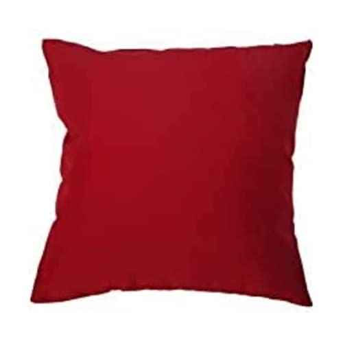 Soleil d'Ocre Coussin déhoussable 40x40 cm ALIX rouge