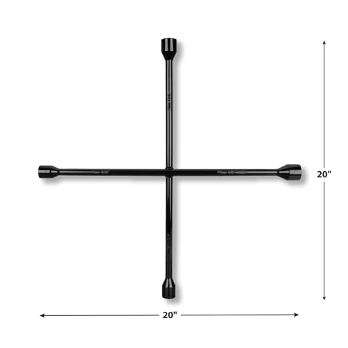 Performance Tool W1 Silver 20-Inch SAE/Metric 4-Way Cross Lug Wrench by Performance Tool - Image 3