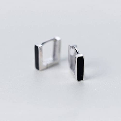 Boucles d'oreilles S925 en perles pour un style géométrique quotidien