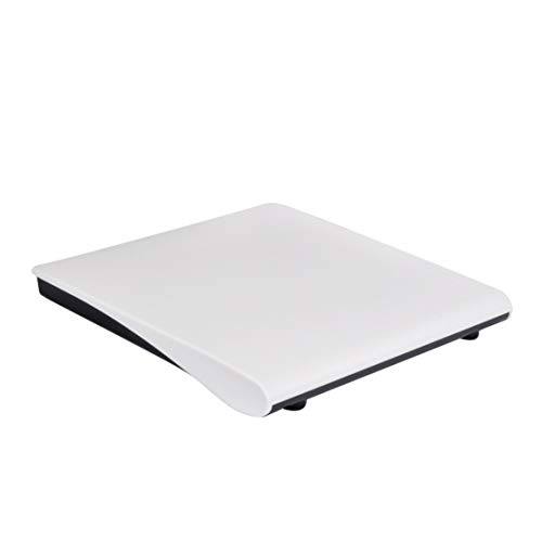 HIOD Unidad óptica Externo BLU-Ray Unidad de CD/DVD USB 3.0 CD/DVD +/- RW Quemador Reescritor Apoyo 4k,White