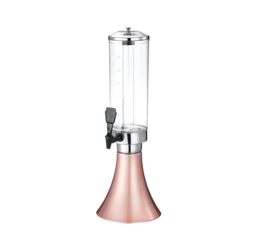 Distributeur de boissons rose 3L pour table et fêtes de dimensions 22 x 61 cm