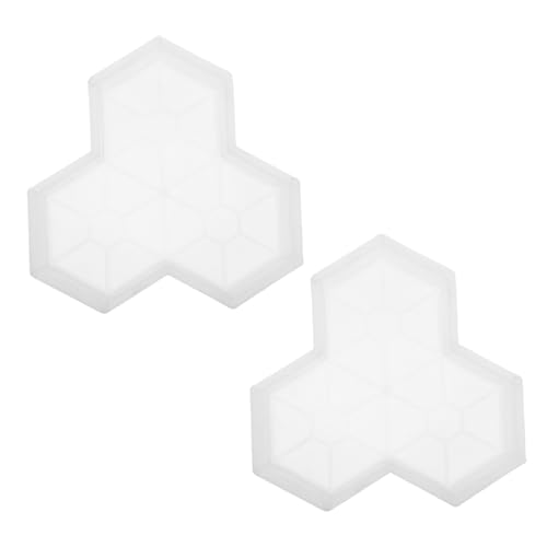 TOYANDONA 2 Piezas Molde para Adoquines de Jardín Forma Arce para Pavimento de Hormigón Molde Versátil para Patios y Caminos Fácil de Usar Diseño Natural Artístico