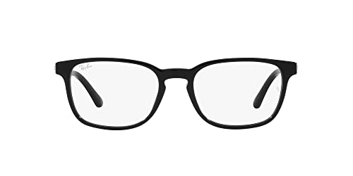 Ray-Ban RX5418 Square Prescription Eyewear Frames, Black/Demo Lens, 54 mm