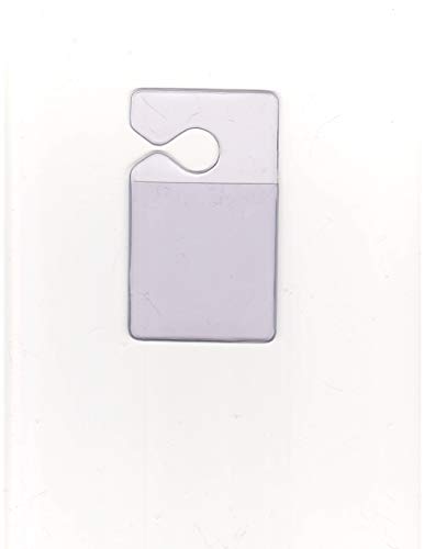 Clear Vertical Vehicle Parking Pass Hang Tag Holder 1840-3600 - Thumbnail 4