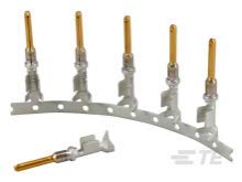 638078-1, Rectangular Power Contact - AMPSEAL Series - Gold Plated Contacts - Copper Alloy - Pin - Crimp - 18 AWG. (250 Items)