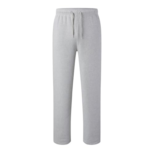 Boys' Baggy Sweatpants Straight Leg Open Bottom Casual Pants Elastic Waist Athletic Joggers Sweat Pants with Pockets4