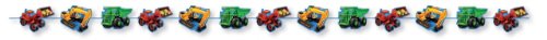 Paper Garland Party Decoration, Tractor-Shaped, Under Construction