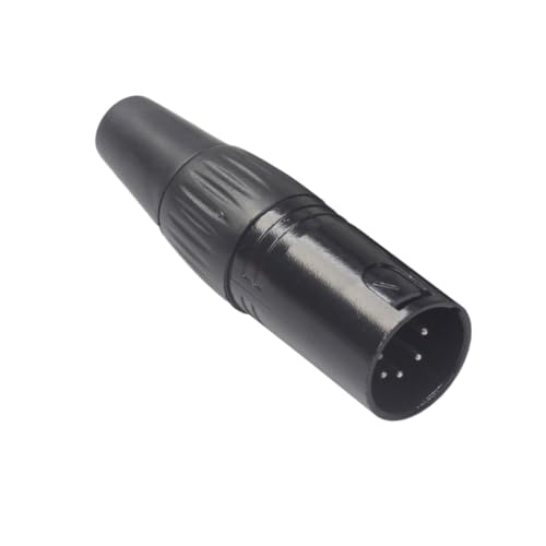 LIGIGWASH Adaptateur Audio Broches XLR Mâle à Femelle Cuivre Argenté Connecteur DIY pour Câbles Micro et DMX Résistant à Oxydation Remplacement Facile pour Appareils Audio Portable