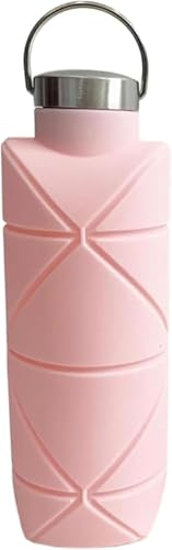 [Heartserice]�܂肽���� �V���R���X�|�[�c���� 750ml ���y�� �R��Ȃ� BPA�t���[ �ʋΗp ���]�� �o�R ���s�Ή� �􂢂₷�� �ϗ�M ���Ŗ��L (�s���N)