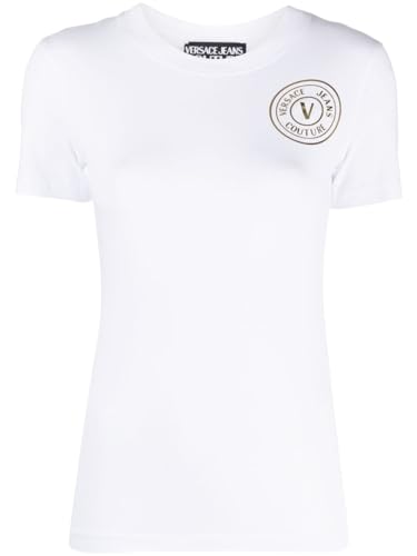 T-SHIRT Donna Versace Jeans Couture 76haht02-cj03t-g03 Bianco