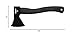 KSEIBI Wood Axe, 274151 Small Outdoor Camp Hatchet 14 Inch for Splitting and Kindling Wood, Forged Steel Blade with Anti-Slip and Shock Reduction Fiber Glasses Handle Great Throwing Axes and Hatchets