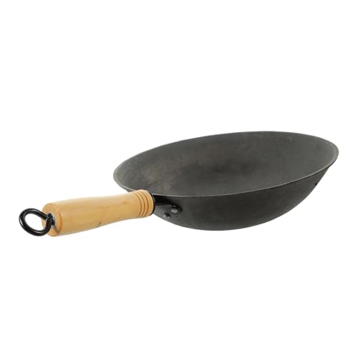 Wok PRETYZOOM resistente con mango cómodo