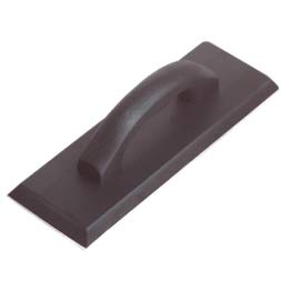 Large Gum Rubber Grout Float 4 x 12 Plastic Back with Tapered Edges