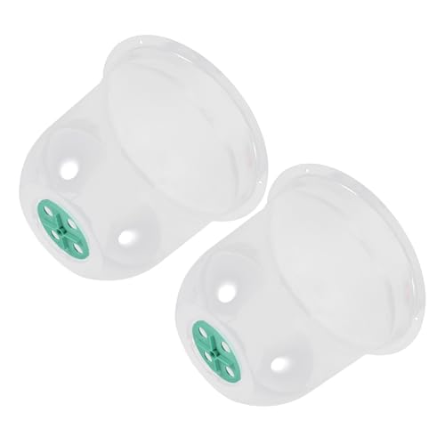 Sosoport 2pcs Seedling Humidity Dome Covers Clear Plastic Cloche for Indoor Gardening Optimal Airflow Compact Design for Planters Versatile for Flowers Vegetables