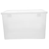 Zerodeko 4 Stück Airtight Transparent Bread Storage Container für Selbstgebackenes Brot Frischhaltedose für Kühlschrank und Arbeitsplatte Platzsparend und Vielseitig Einsetzbar