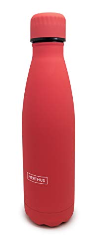 Termo Coral 500 Ml - Vin Bouquet En Oferta Nerthus Botella Térmica Acero 500 Ml Coral Double Wall Bottle, Inoxidable