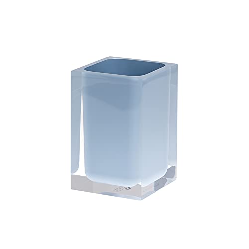 Gedy Auckland Porte-Brosse à Dents Bleu Ciel, Dimensions et Poids : 11 x 7,2 x 7,2 cm et 0,29 kg,...