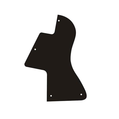 Pickguard guitare électrique noir 3 plis pour plaque de rechange