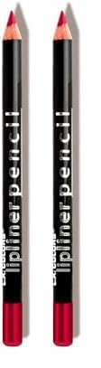 L.A. COLORS Lipliner Pencil, Forever Red CP506 (Pack of 2)