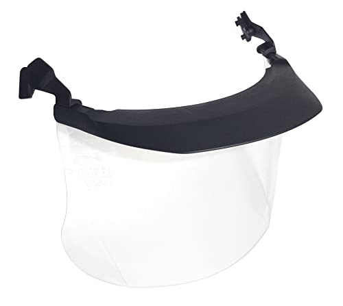 3M PELTOR Clear Acetate MultiVisor Faceshield System V4D-10P, with Anti-Fog Coating, Pack of 1