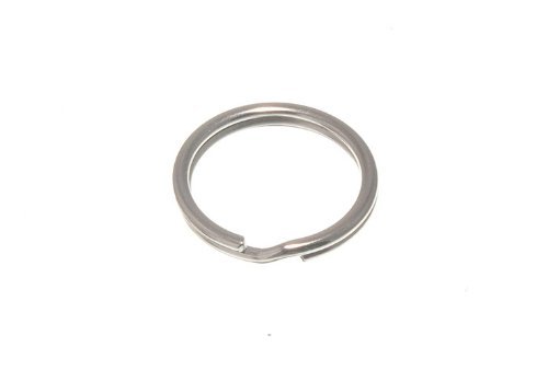 50 Anneaux brisés 16mm en acier nickelé pour organiser vos clés de maison