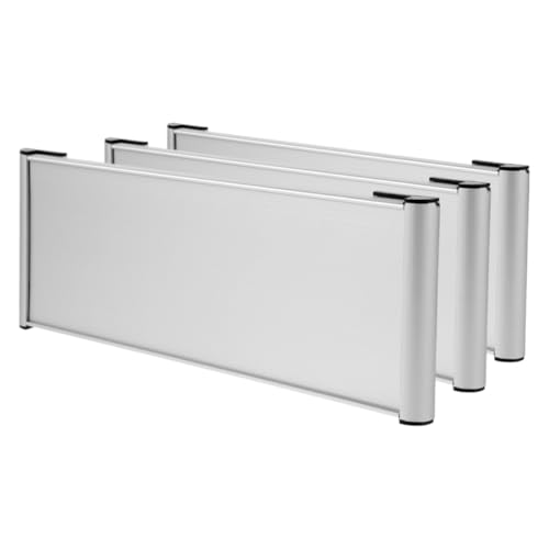 Panneaux vides pour porte de bureau en aluminium, lot de 3 supports muraux double face pour entreprise
