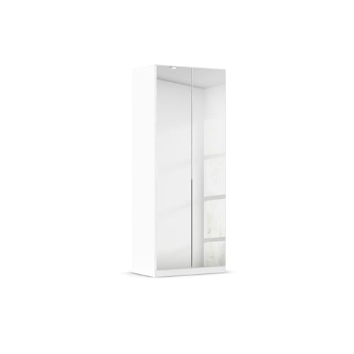 Rauch Möbel Alabama Schrank Kleiderschrank Drehtürenschrank Weiß mit Spiegel 2-türig inklusive Zubehörpaket Premium 1 Kleiderstange, 3 Einlegeböden, 1 Schubkasteneinsatz BxHxT 91x229x54 cm Rauch Möbel Alabama Schrank Kleiderschrank Drehtürenschrank Weiß mit Spiegel 2-türig inklusive Zubehörpaket Premium 1 Kleiderstange, 3 Einlegeböden, 1 Schubkasteneinsatz BxHxT 91x229x54 cm