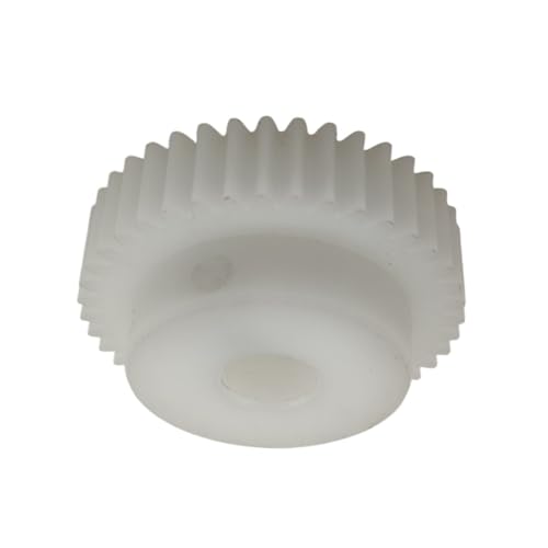 Cylindrical Drive 1pcs 0.8 Module Plastic Cylindrical Gear with Step 0.8M 33 Teeth Straight Teeth Pinion POM Mechanical Spur Gear Rack Machinery(5mm)